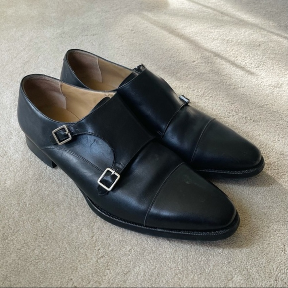 Jack Erwin Double Monk Strap Oxford Shoes